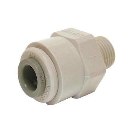 B & K Dial SpeedFit 1/4 in. H Beige Copper Male Union 9536